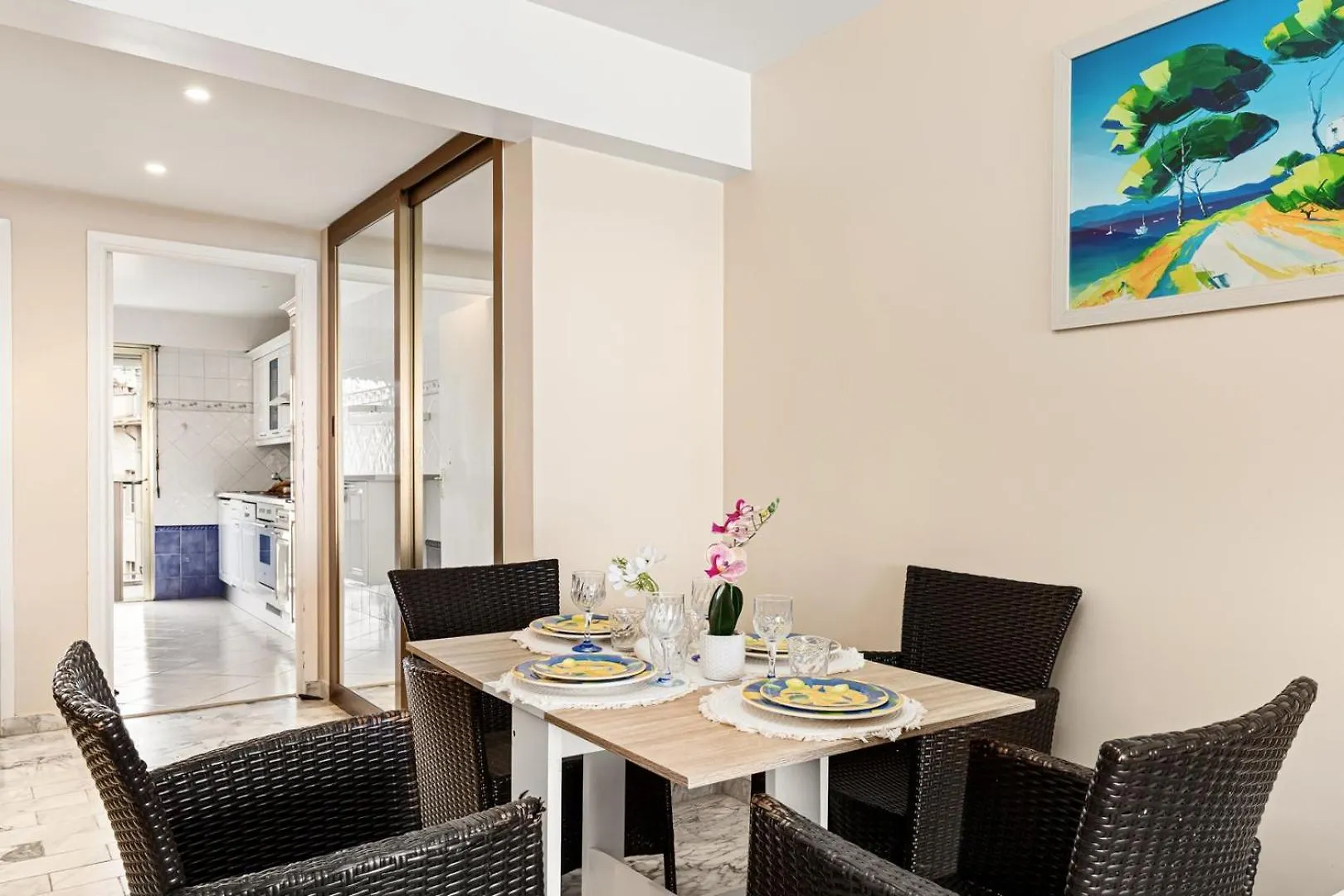 Suite Bleu Vue Mer Confort A Juan-Les-Pins Antibes Apartment