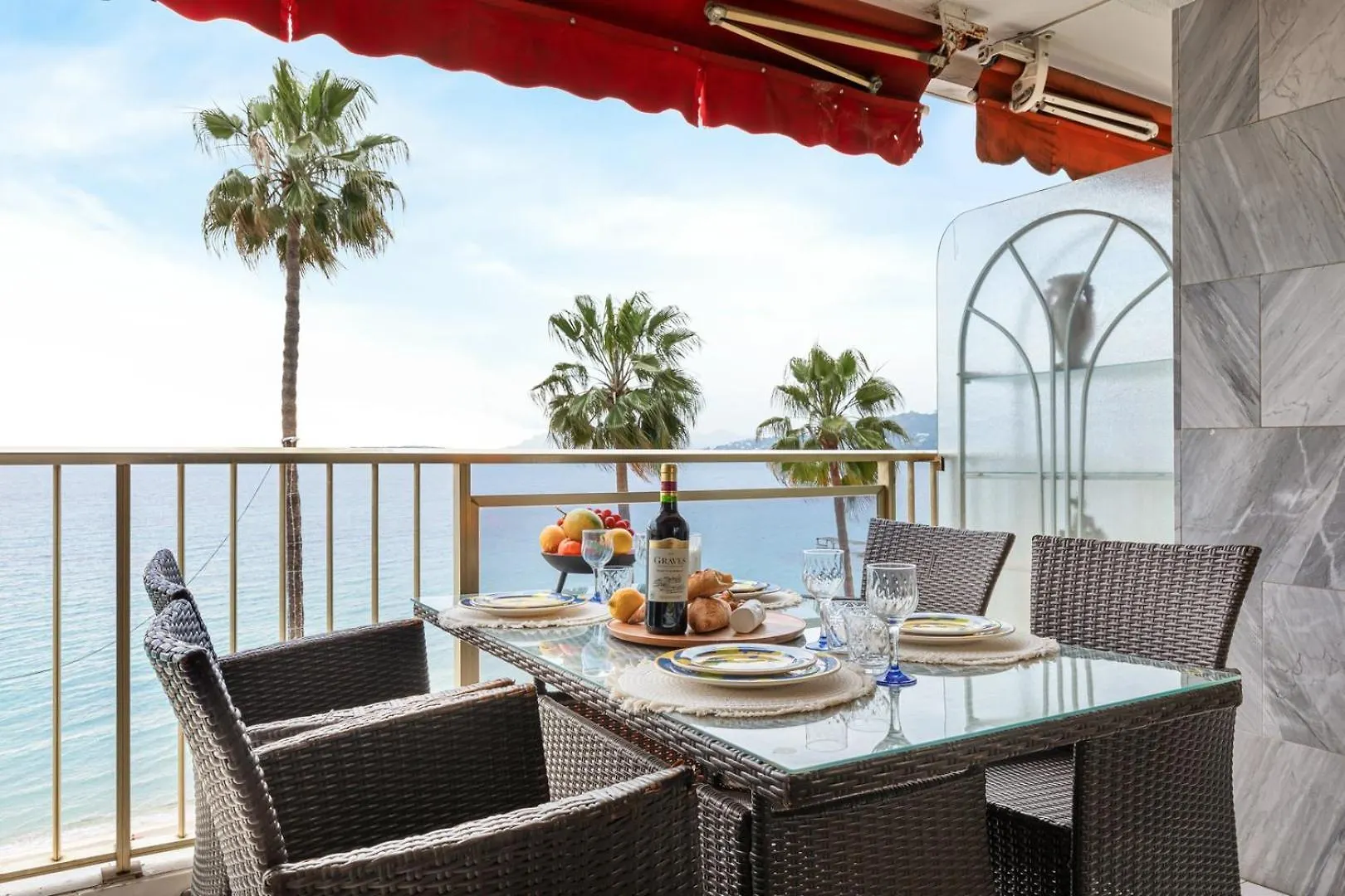 Suite Bleu Vue Mer Confort A Juan-Les-Pins Antibes