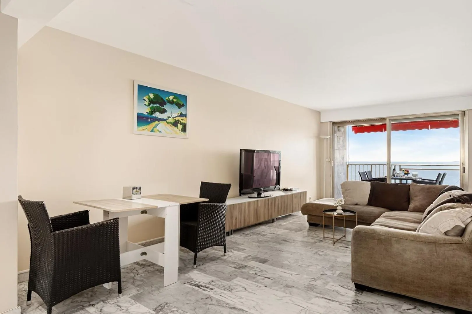 Suite Bleu Vue Mer Confort A Juan-Les-Pins Antibes