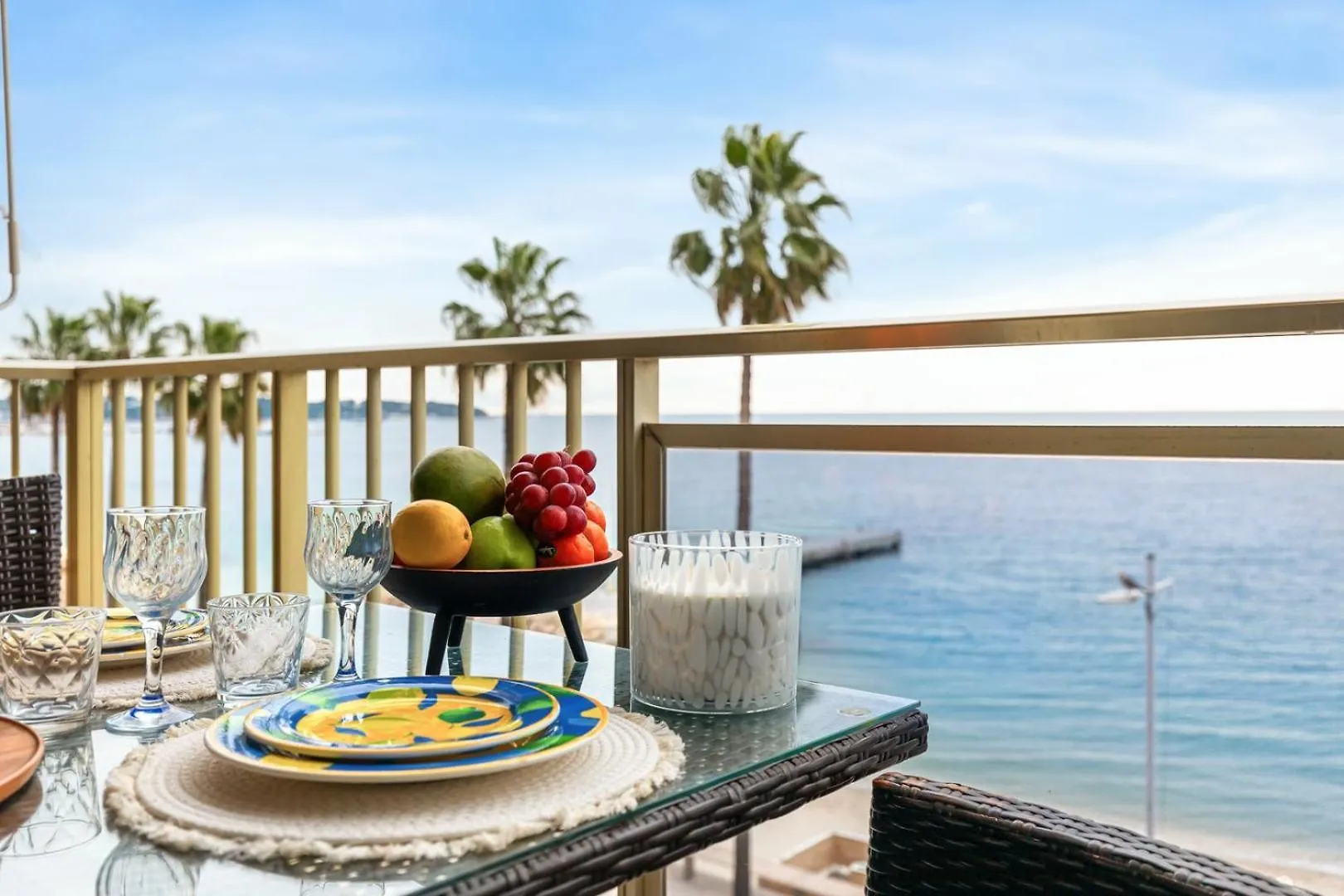 Suite Bleu Vue Mer Confort A Juan-Les-Pins Antibes France