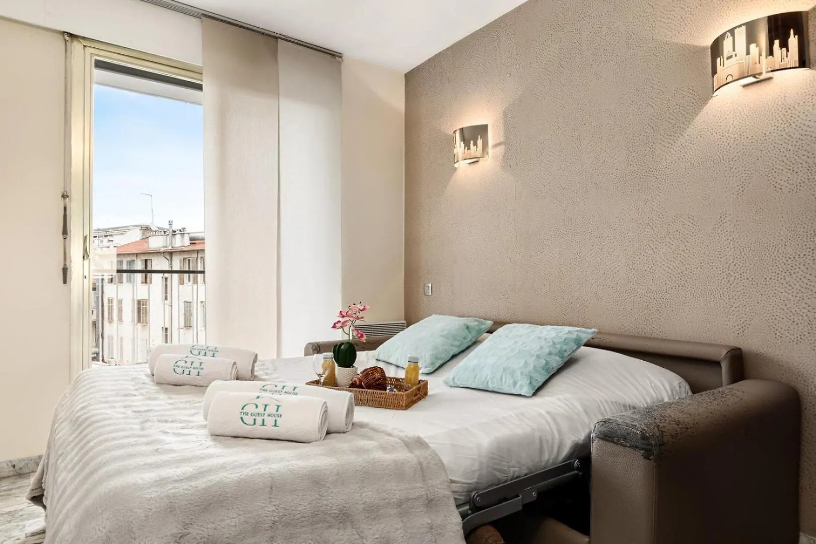 Apartment Suite Bleu Vue Mer Confort A Juan-Les-Pins Antibes